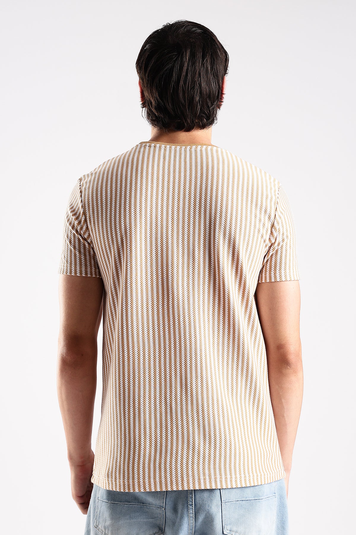 Stripe HD Plain T-shirt