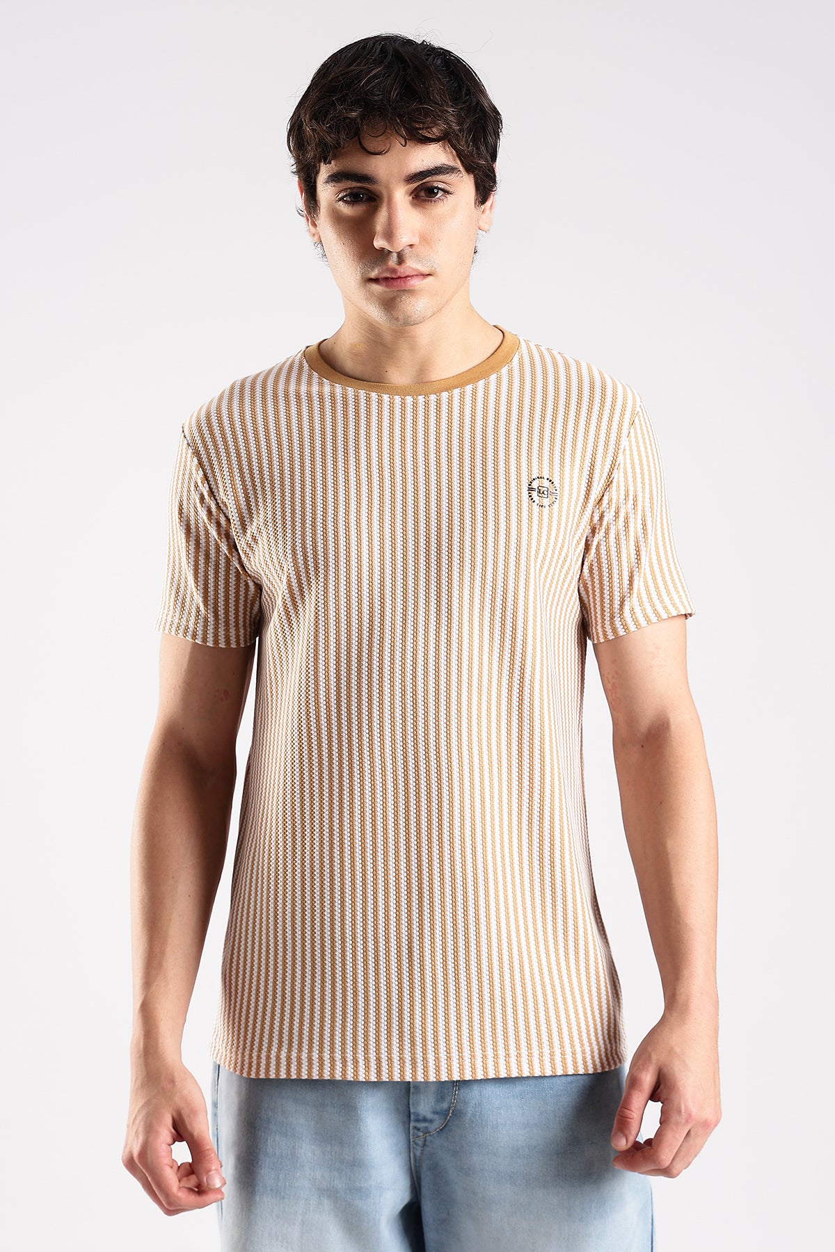 Stripe HD Plain T-shirt