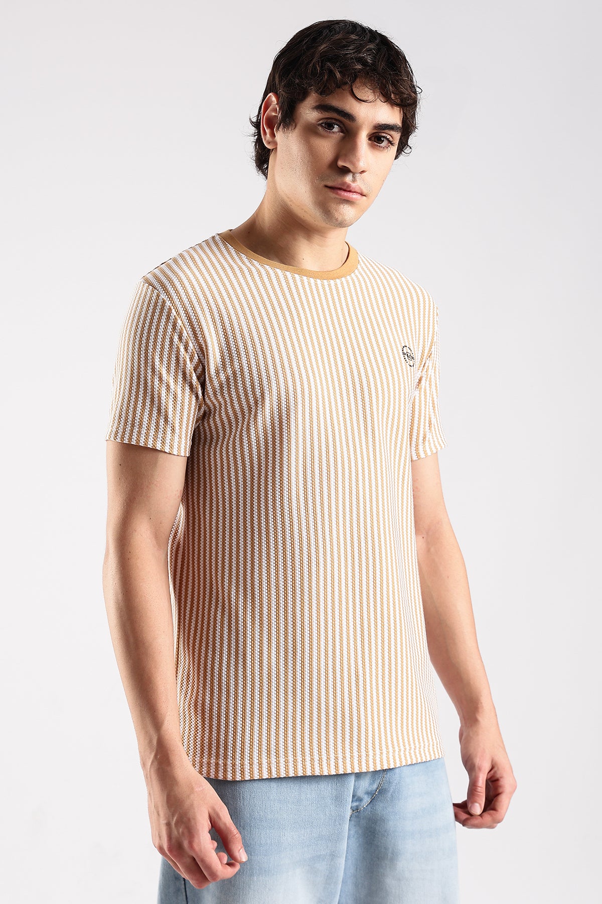 Stripe HD Plain T-shirt