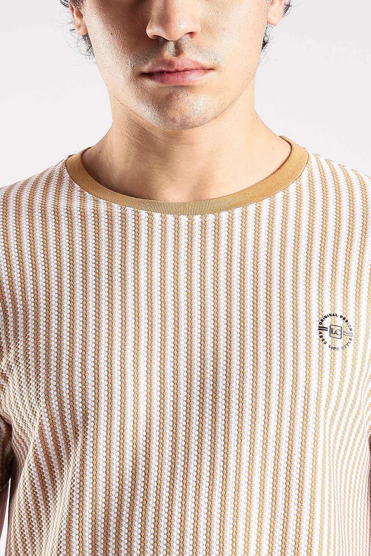 Stripe HD Plain T-shirt