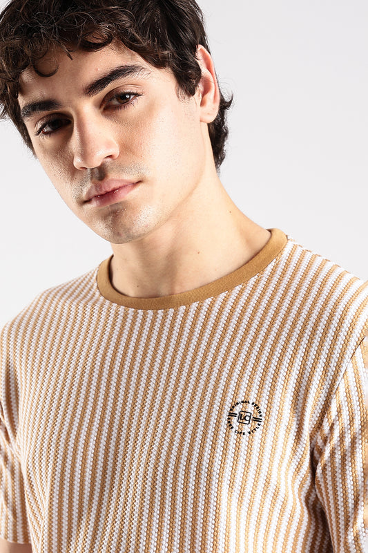 Stripe HD Plain T-shirt