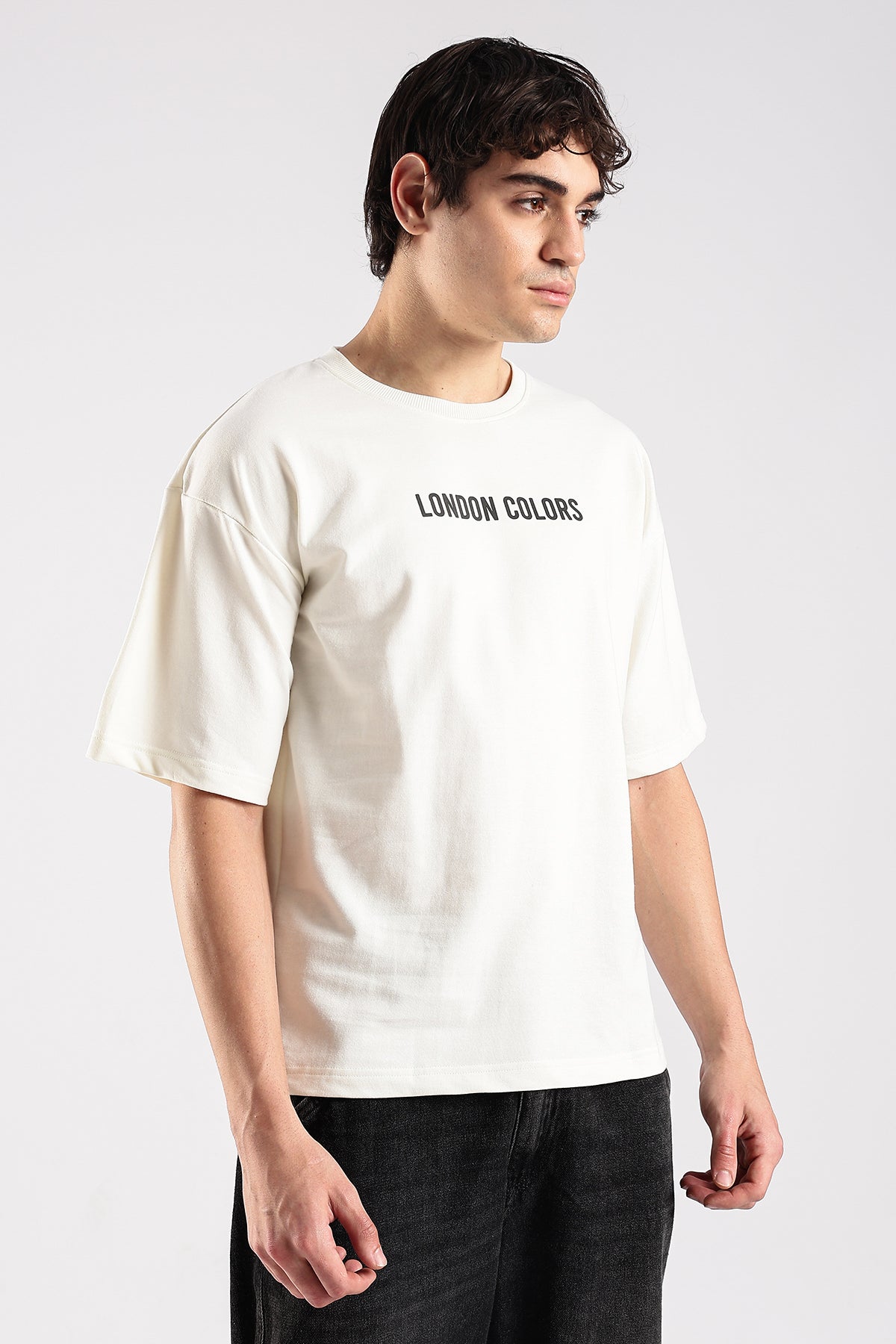 Off White Studio HD Graphic Printed Oversized T-shirt