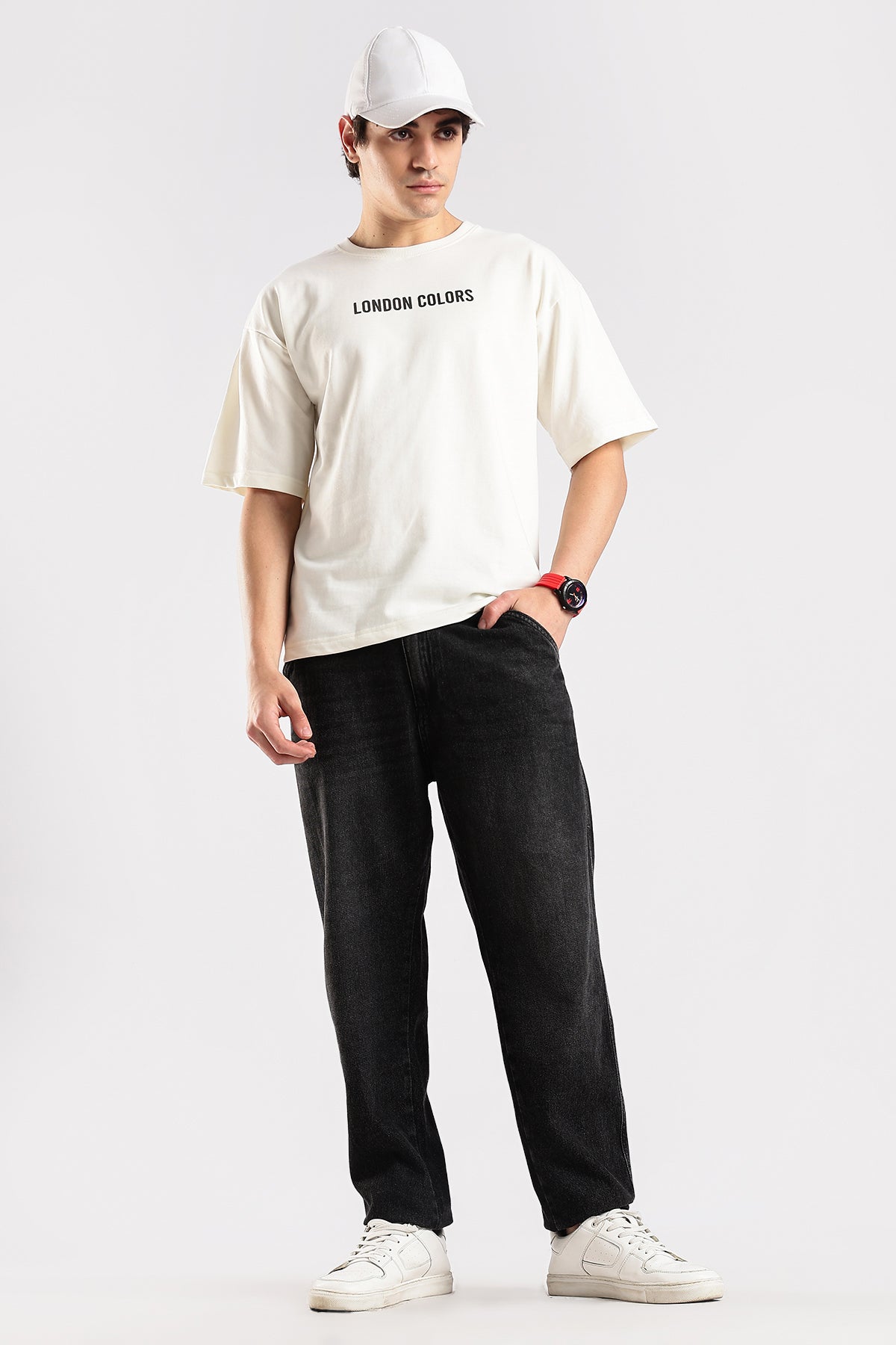 Off White Studio HD Graphic Printed Oversized T-shirt