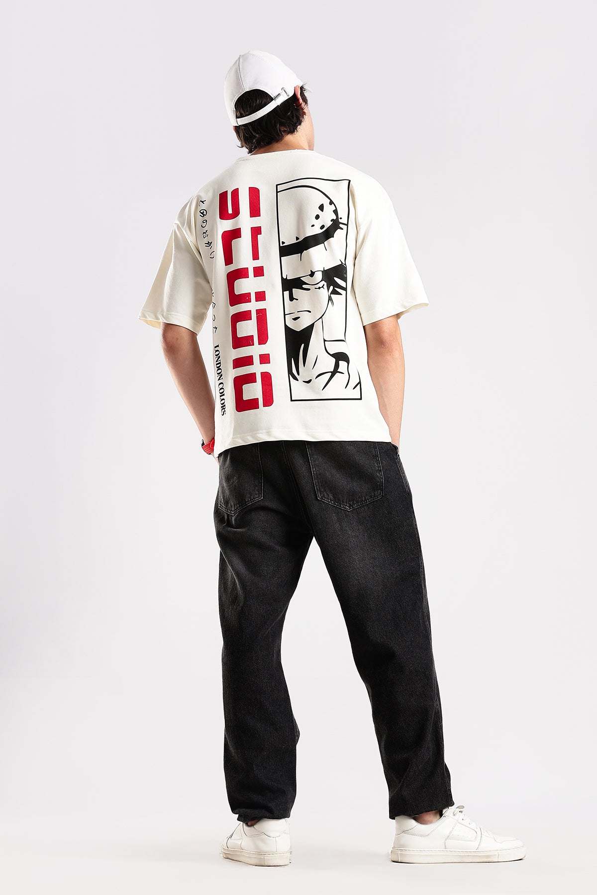 Off White Studio HD Graphic Printed Oversized T-shirt