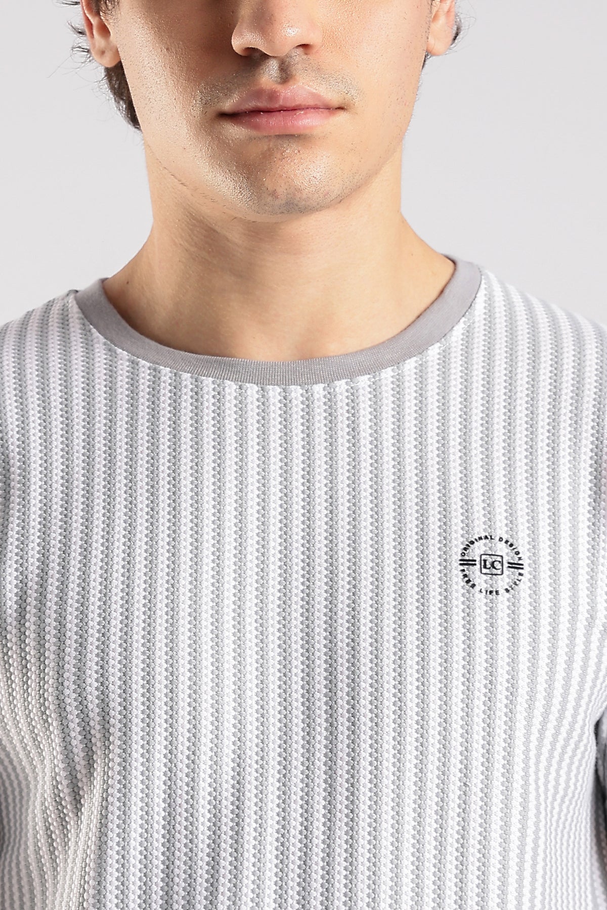 Stripe HD Plain T-shirt