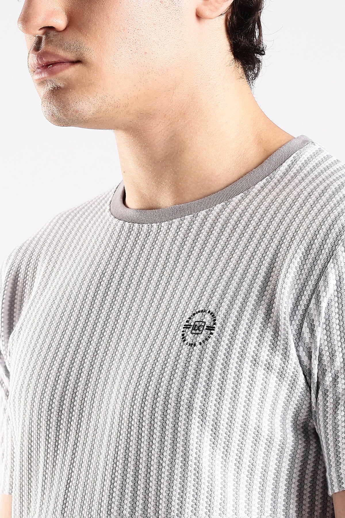 Stripe HD Plain T-shirt