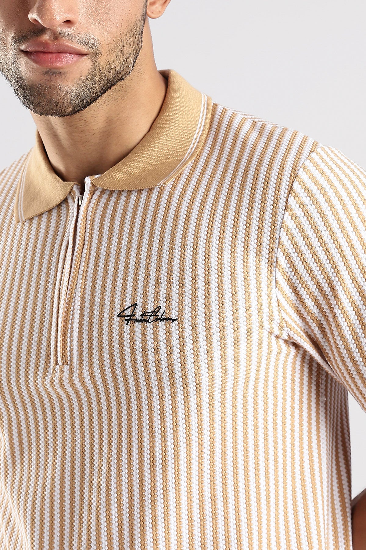 Stripe Polo T-shirt