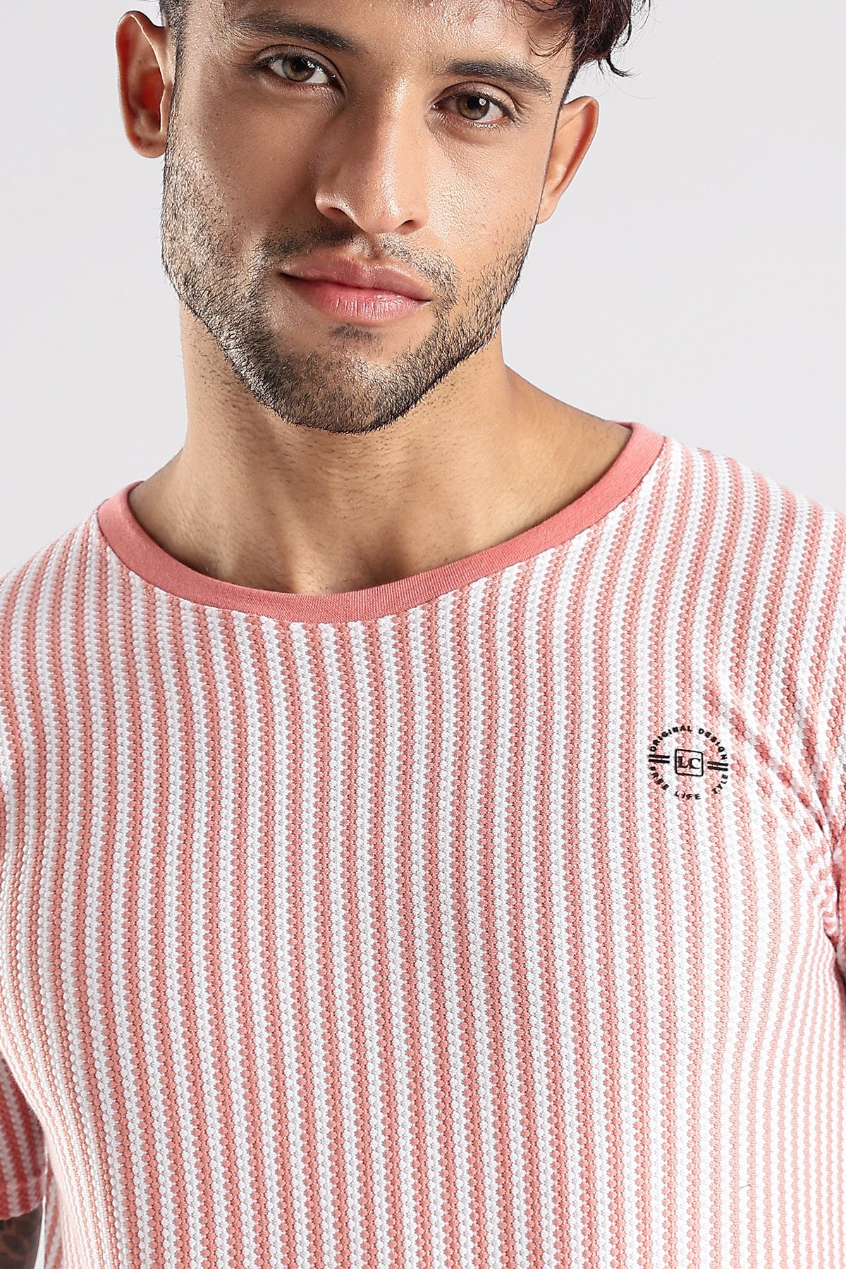 Stripe HD Plain T-shirt