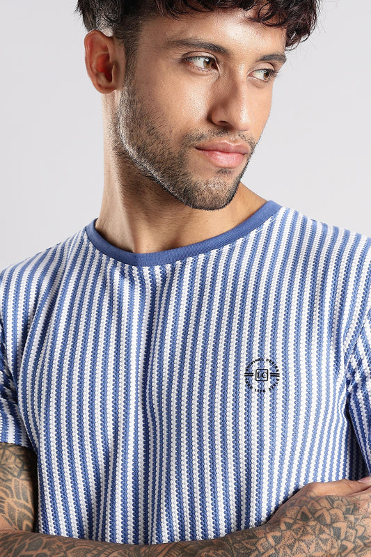 Stripe HD Plain T-shirt