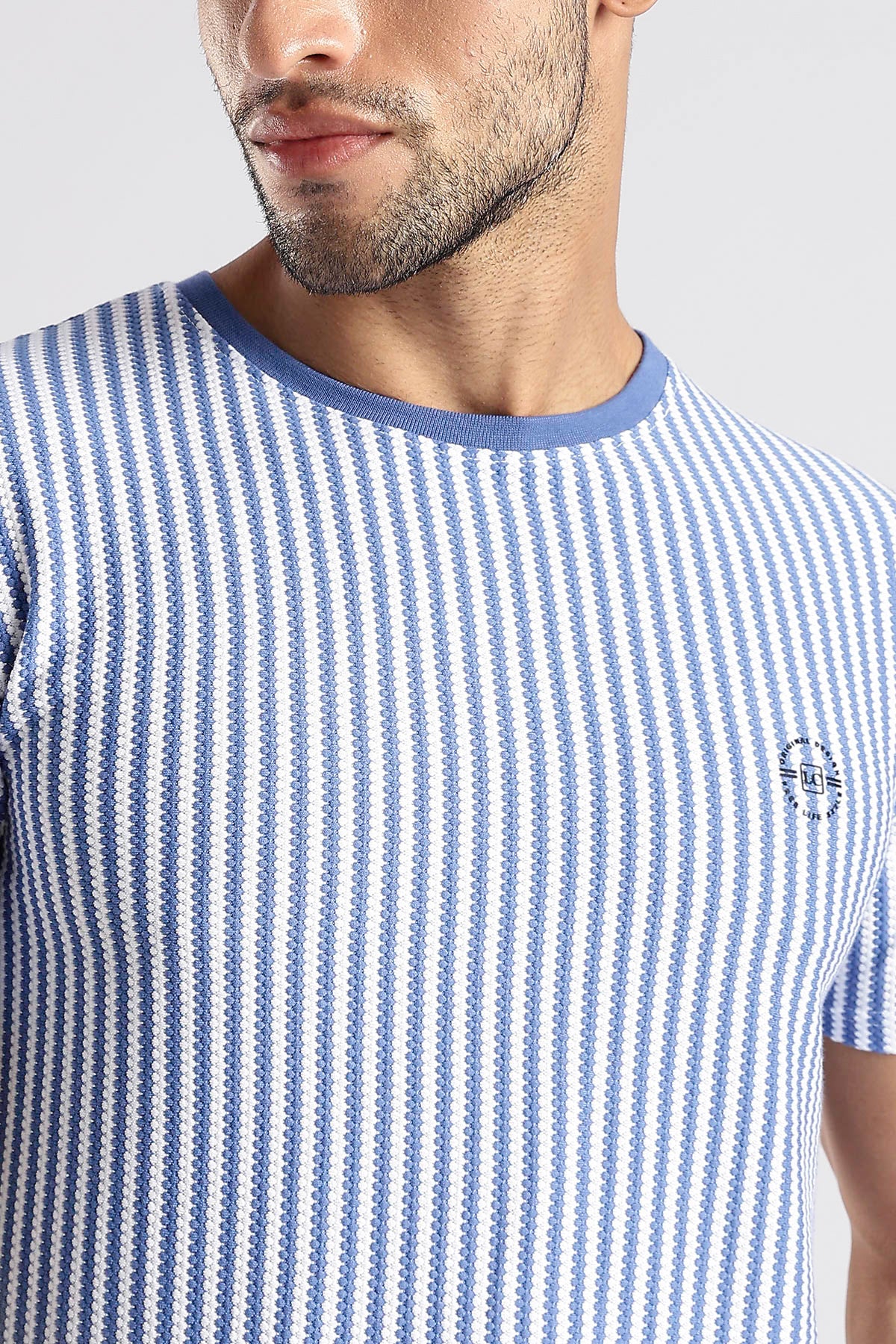 Stripe HD Plain T-shirt