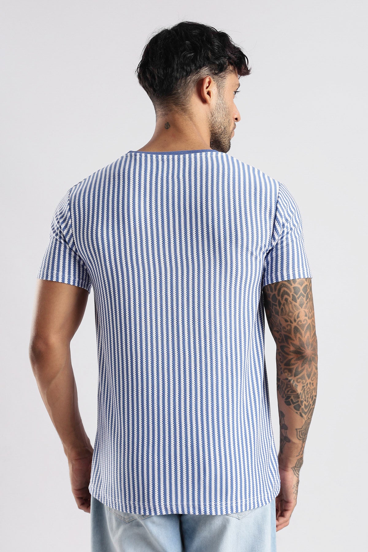 Stripe HD Plain T-shirt