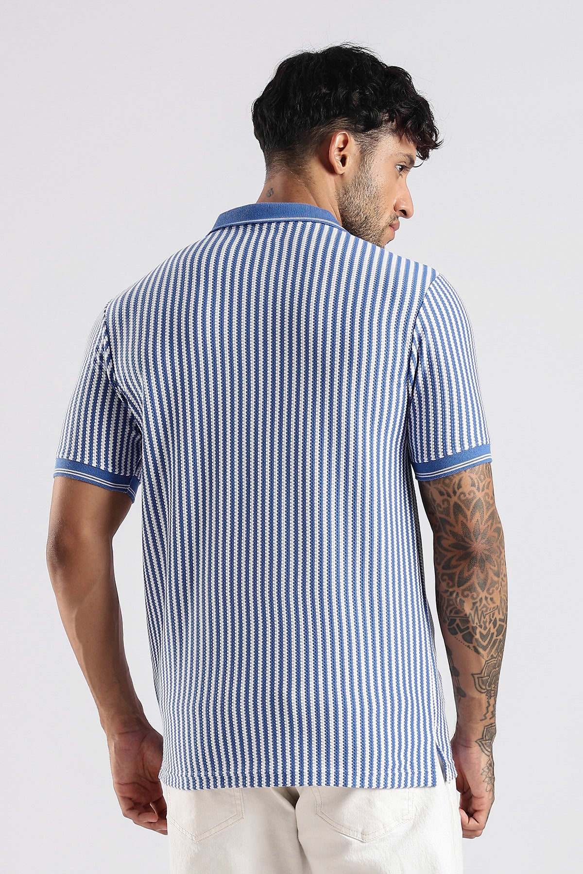 Stripe Polo T-shirt