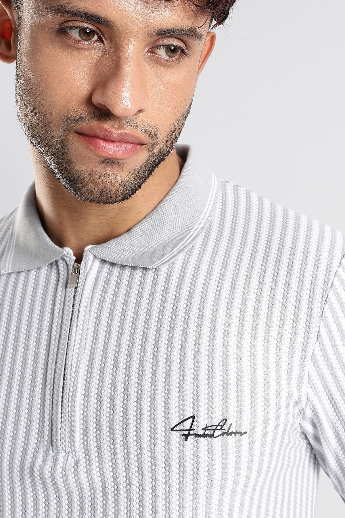 Stripe Polo T-shirt