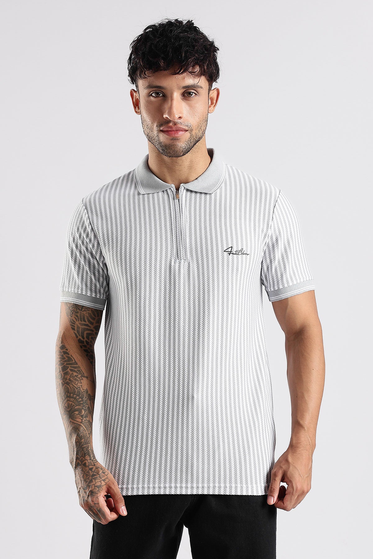 Stripe Polo T-shirt