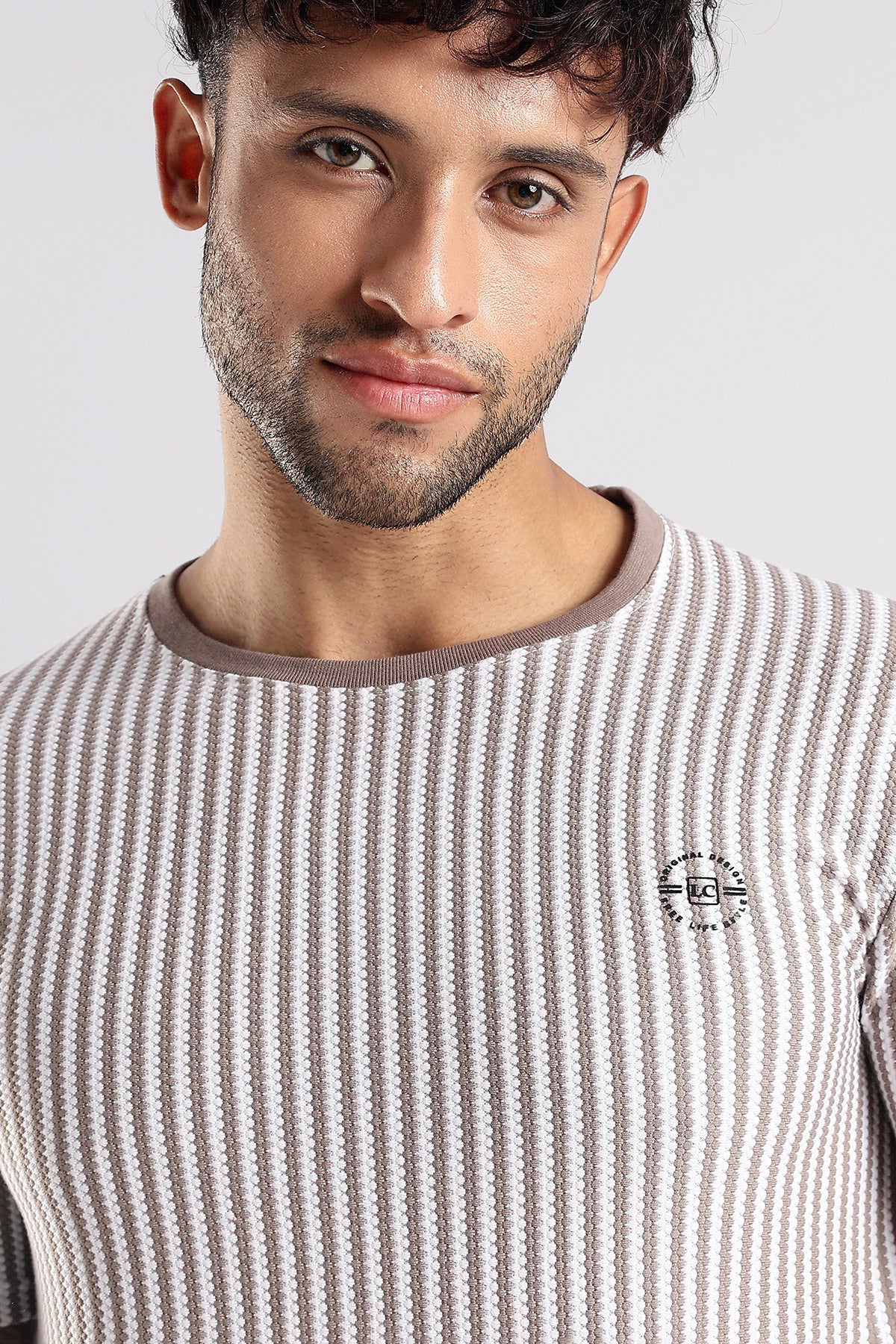 Stripe HD Plain T-shirt