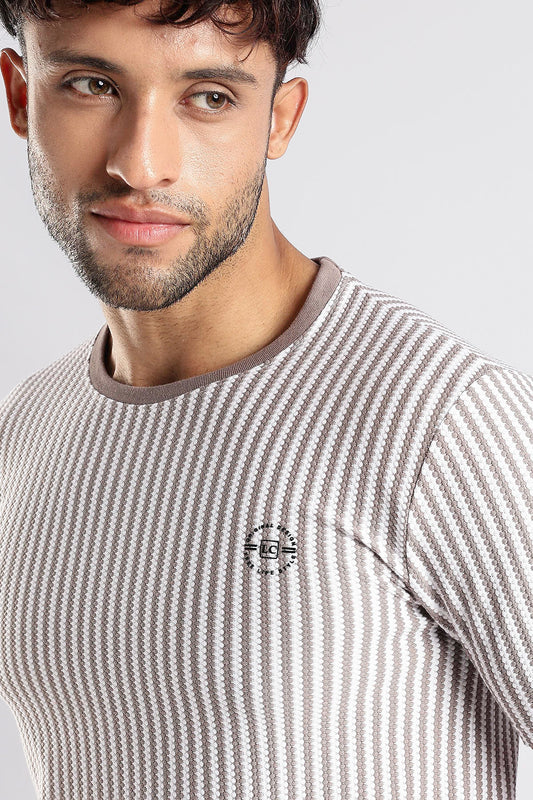 Stripe HD Plain T-shirt