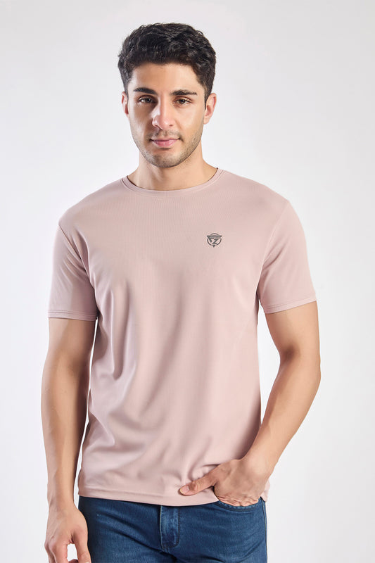 Plain Round Neck T-shirt Fitzig