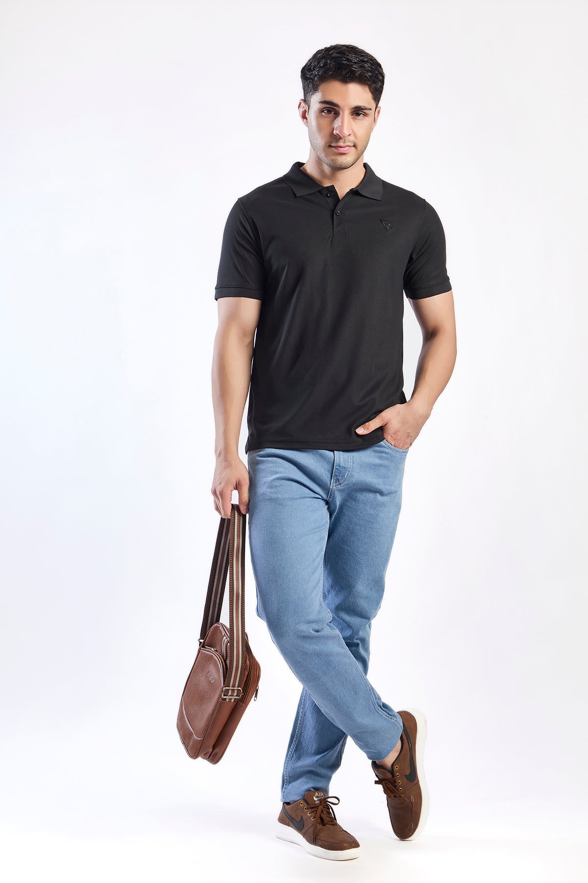 Plain Polo T-shirt FITZIG