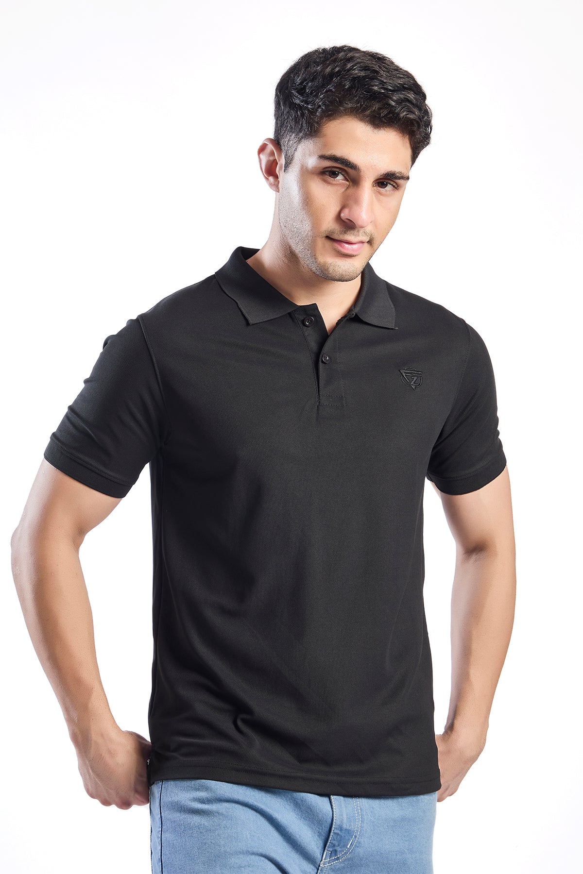 Plain Polo T-shirt FITZIG