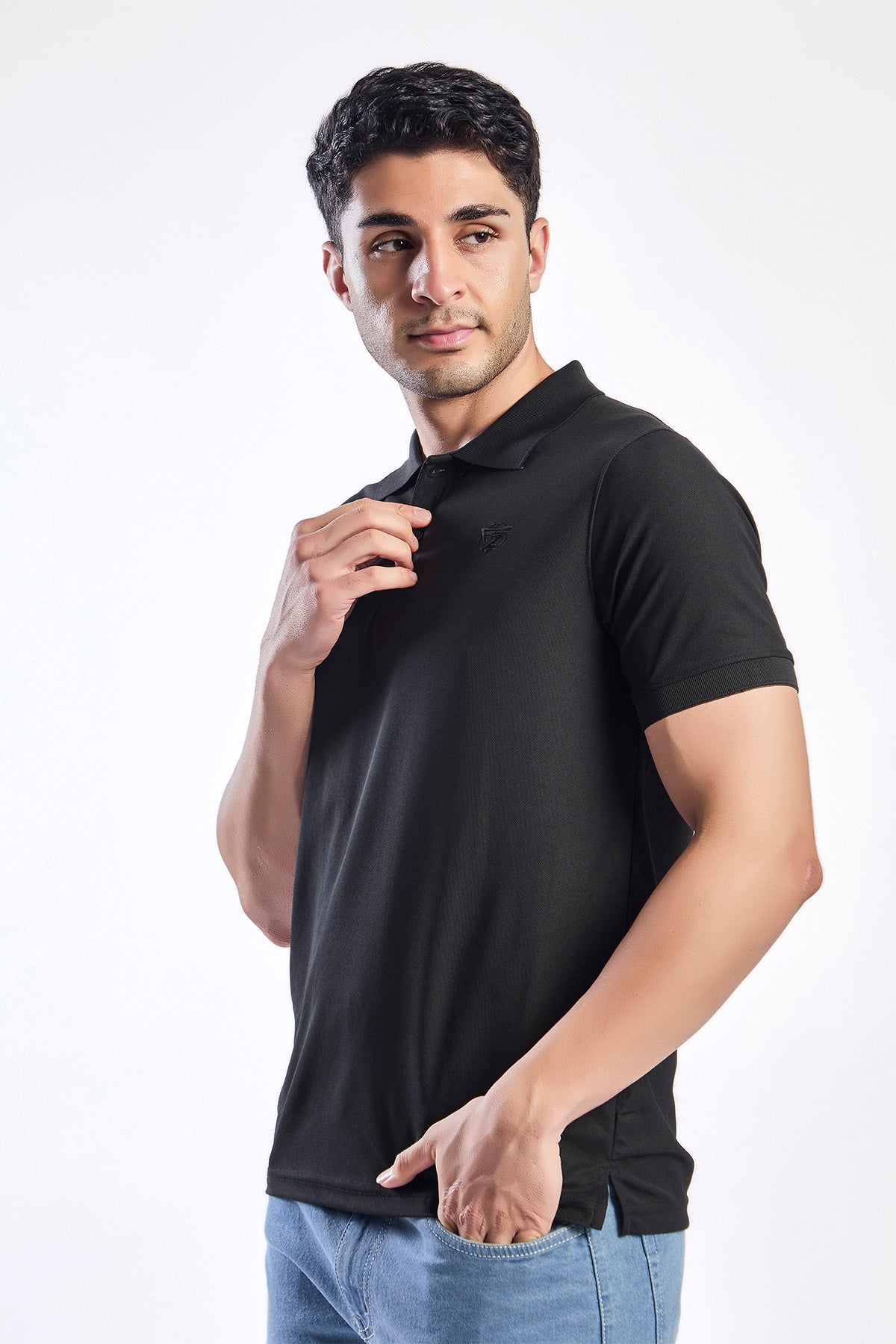 Plain Polo T-shirt FITZIG