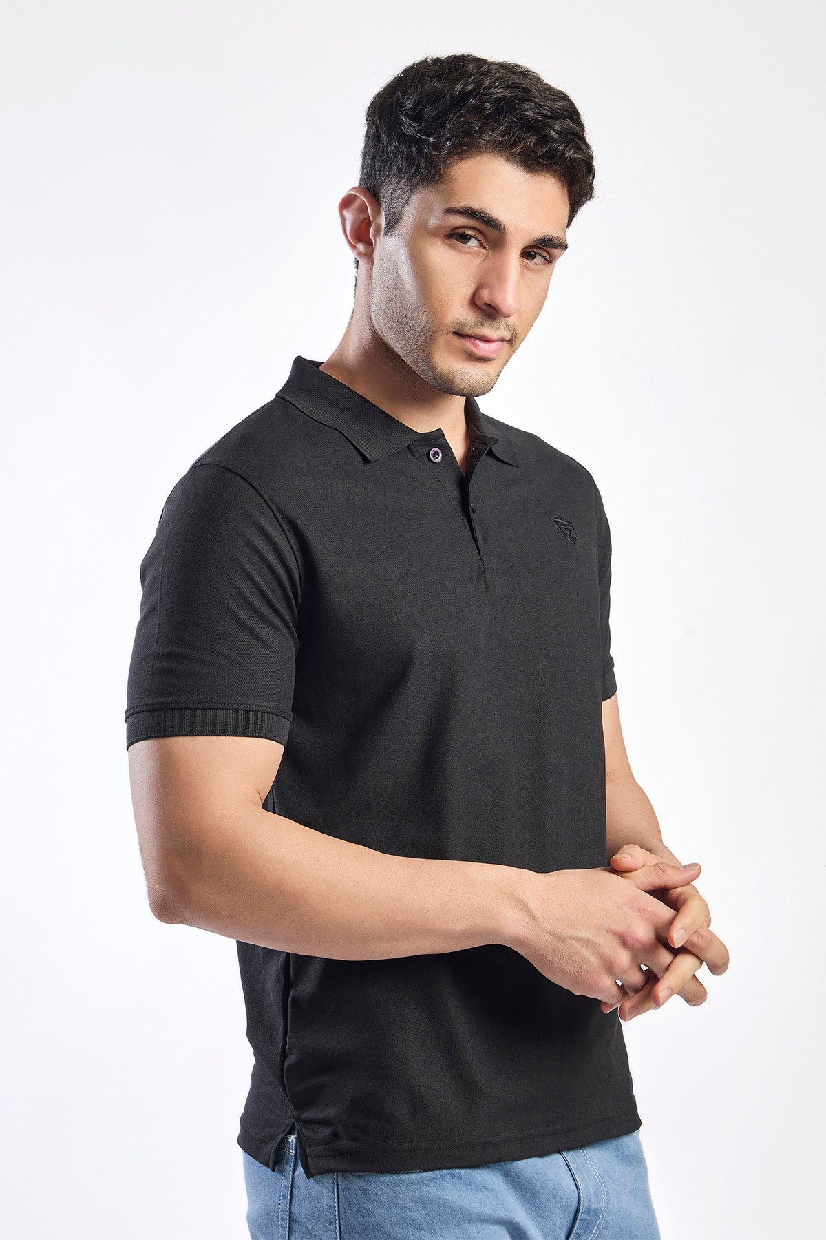 Plain Polo T-shirt FITZIG