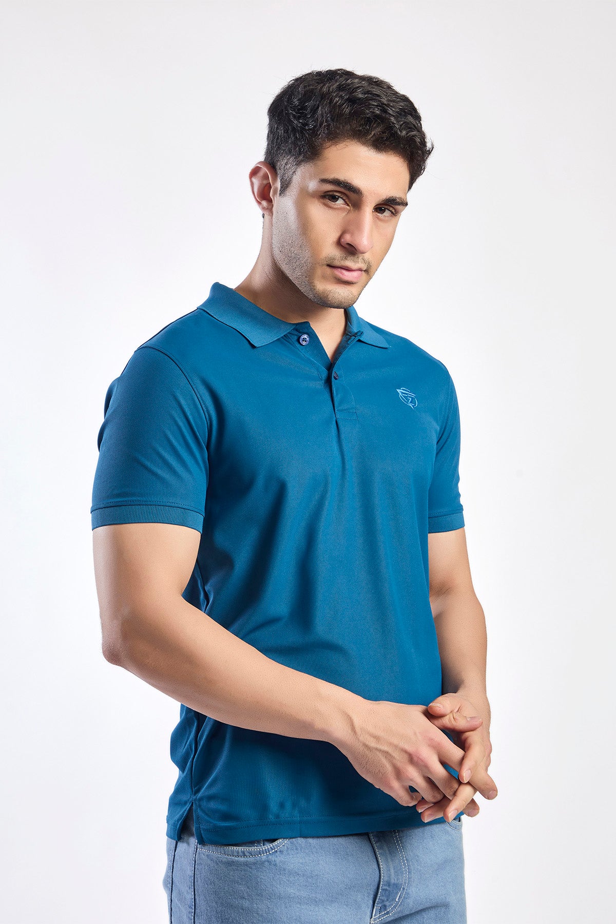 Plain Polo T-shirt FITZIG