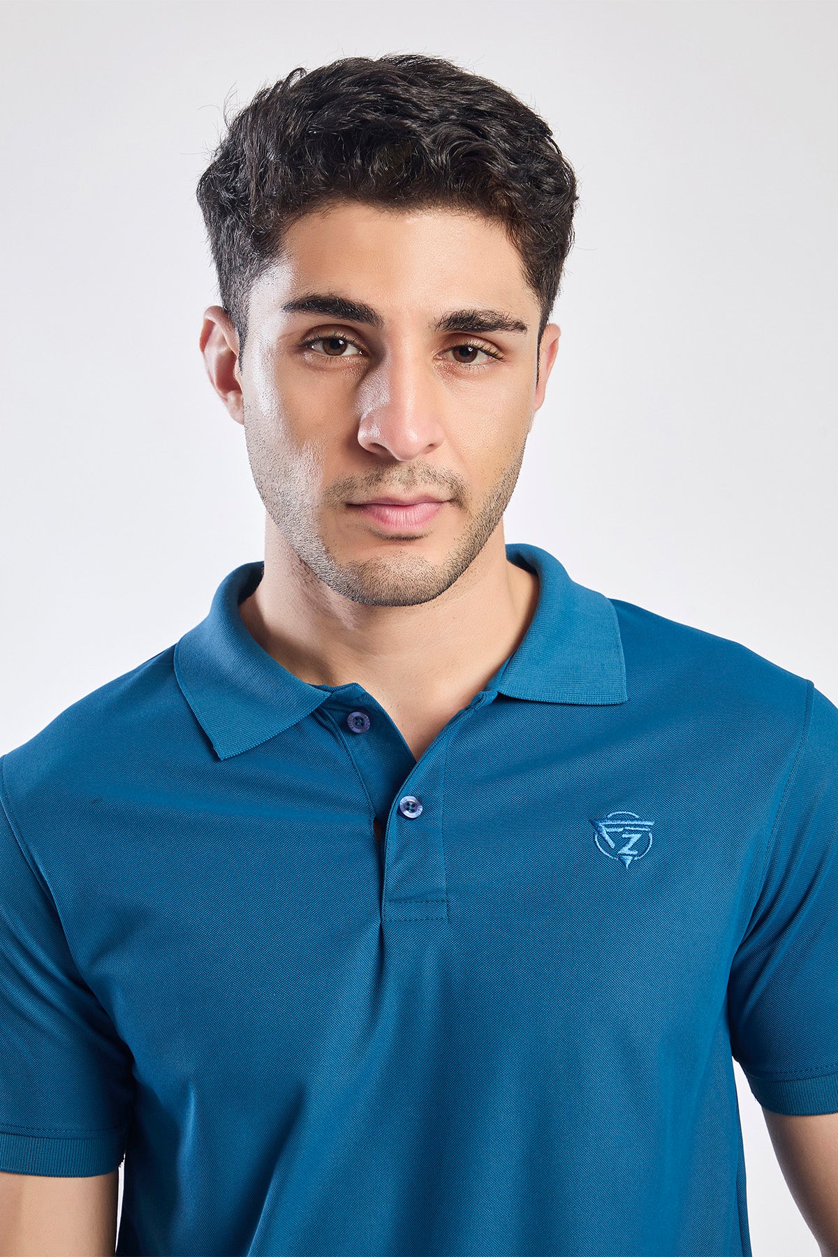 Plain Polo T-shirt FITZIG