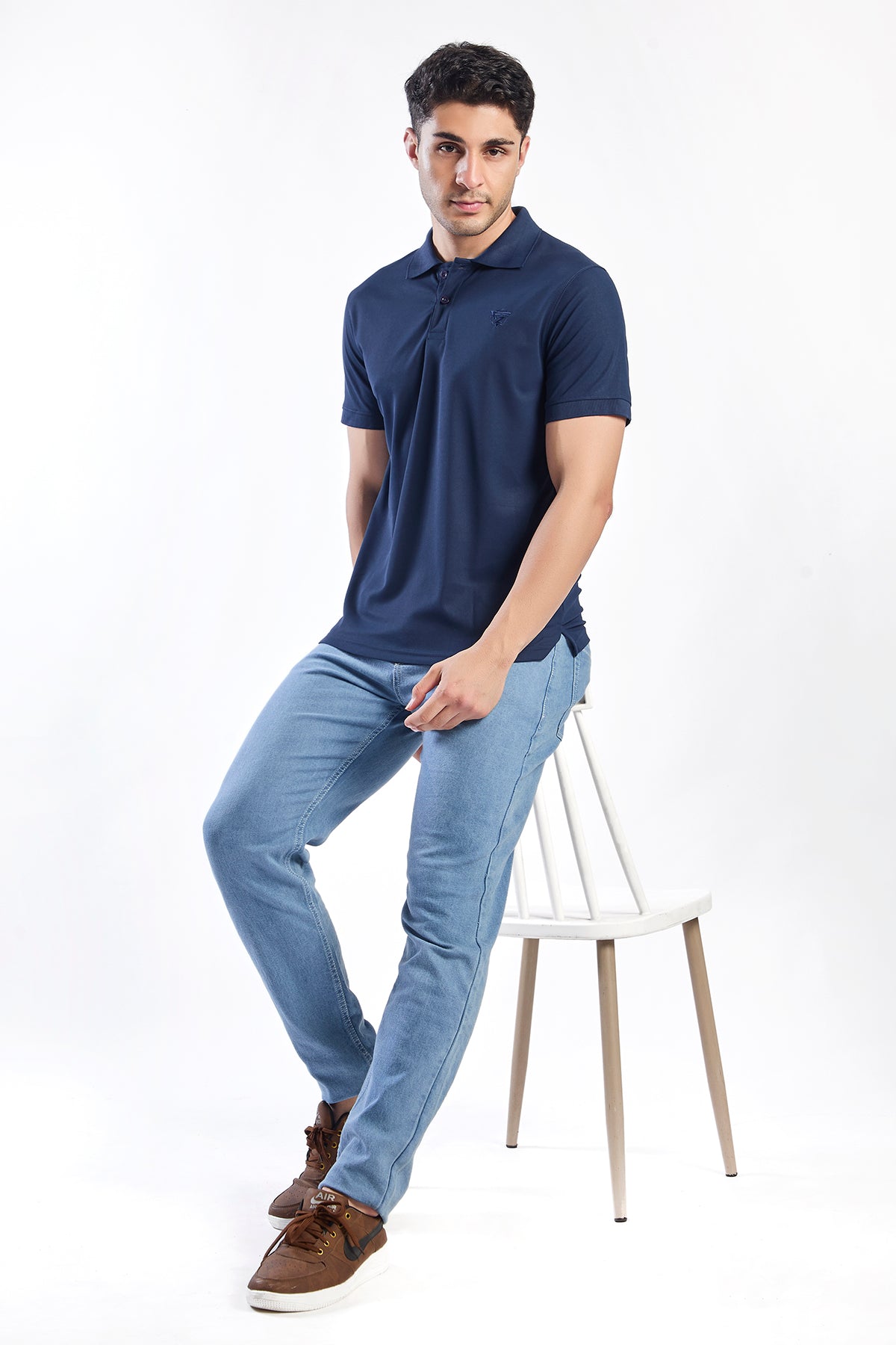 Plain Polo T-shirt FITZIG