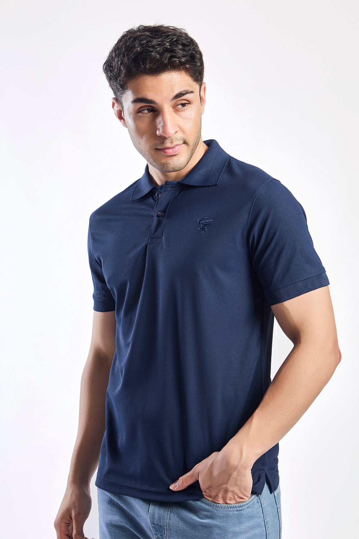 Plain Polo T-shirt FITZIG