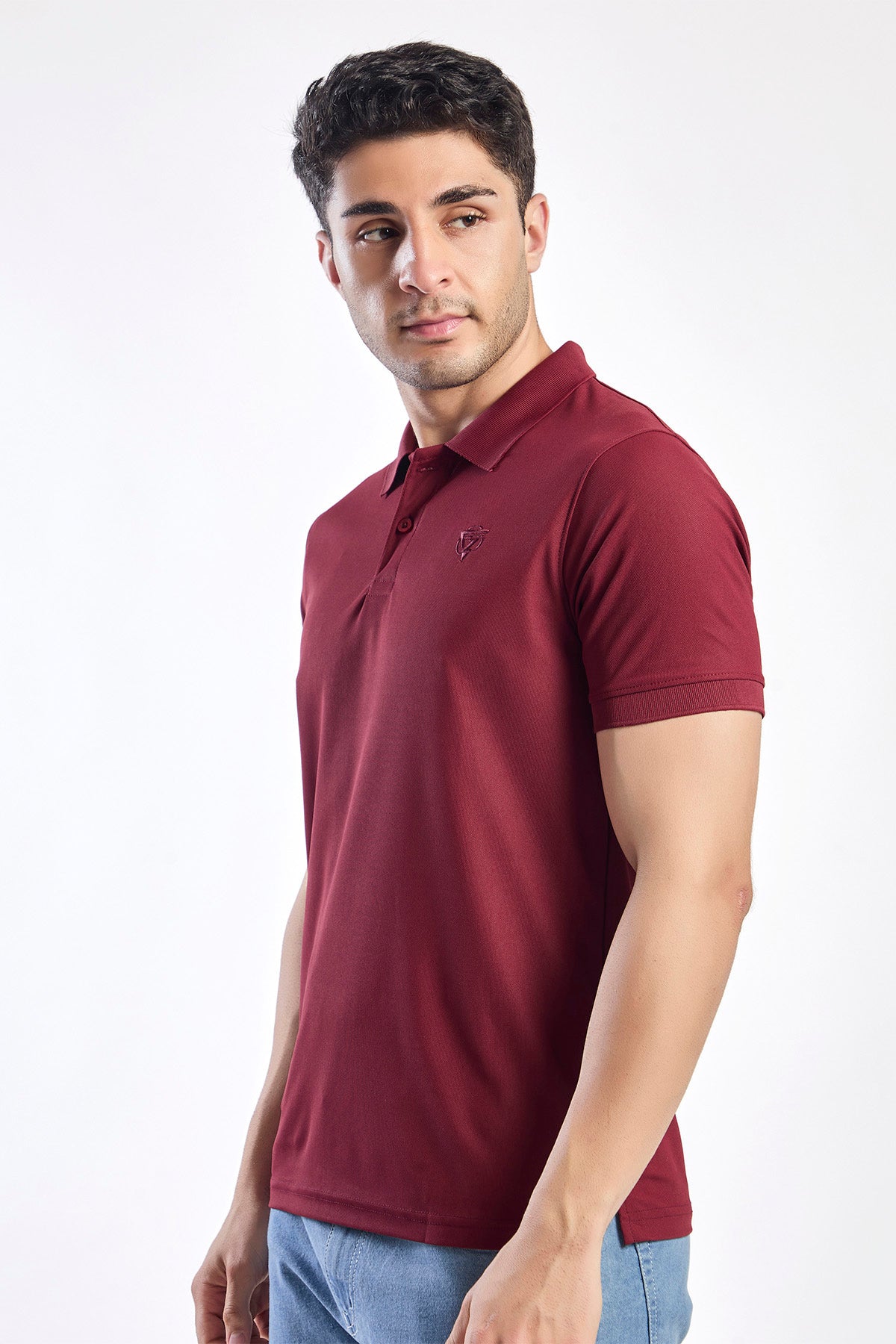 Plain Polo T-shirt FITZIG