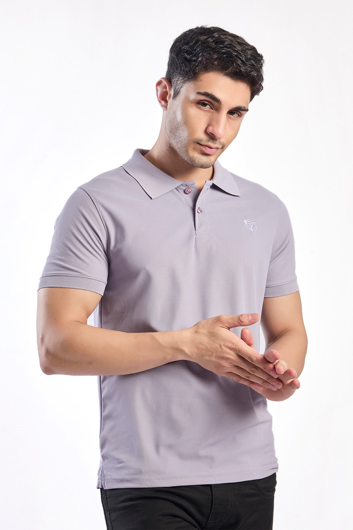 Plain Polo T-shirt FITZIG