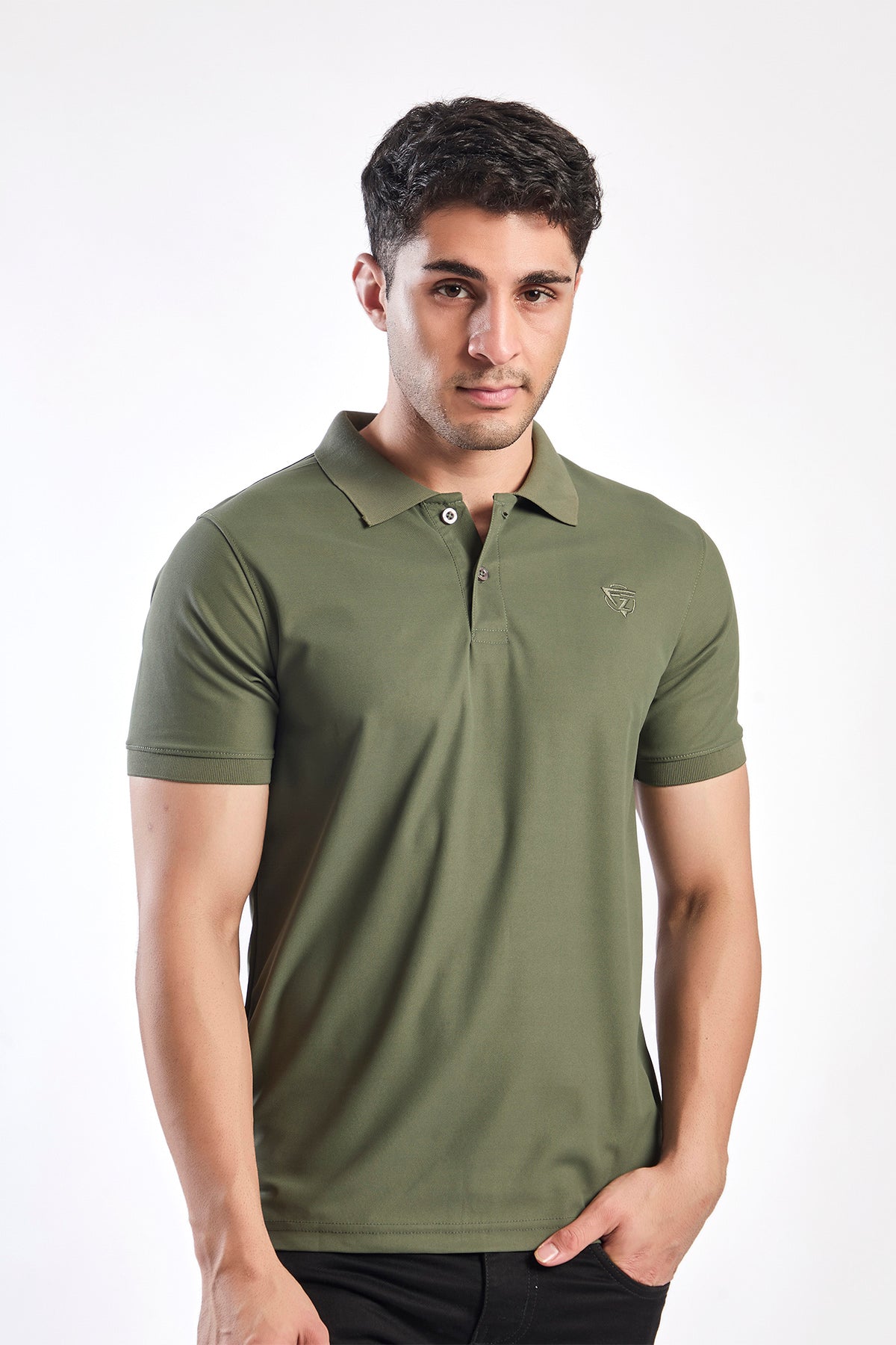 Plain Polo T-shirt FITZIG