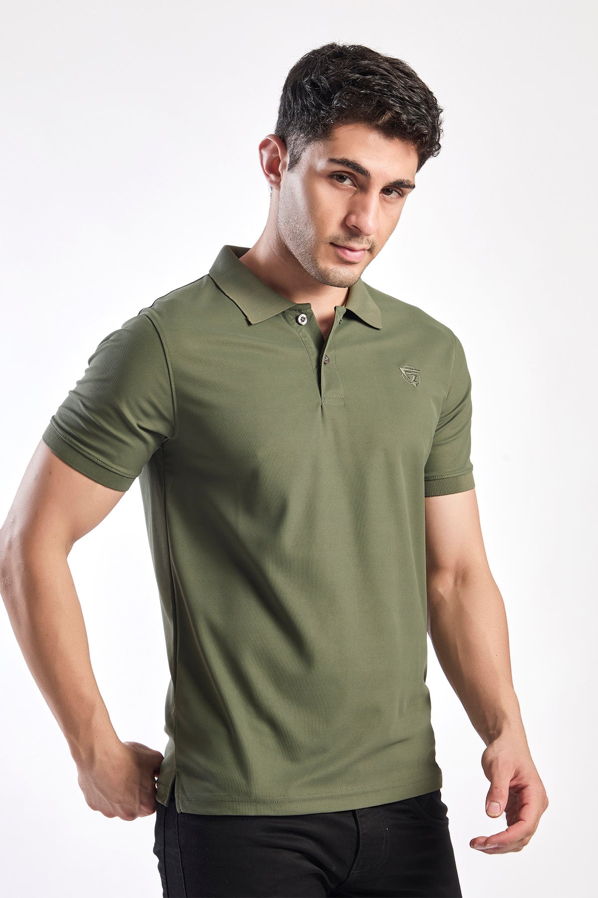 Plain Polo T-shirt FITZIG
