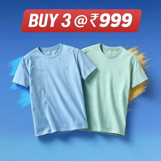 Plain Round neck T-shirt