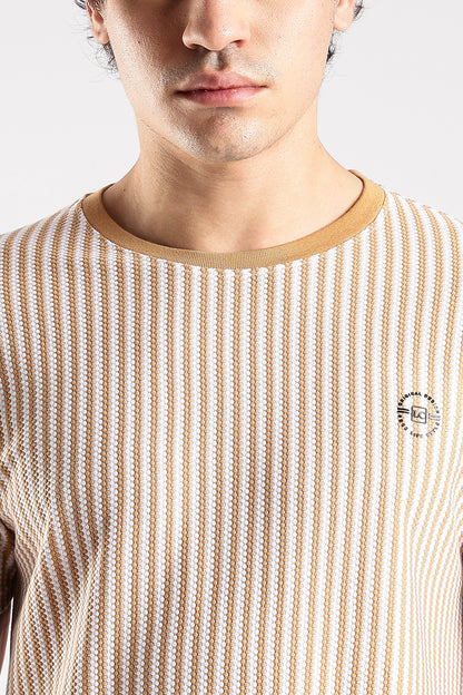 Stripe HD Plain T-shirt