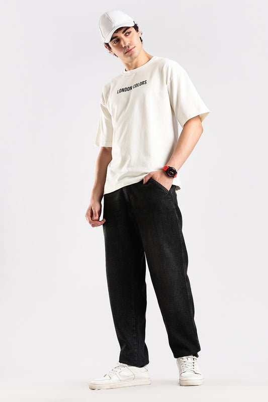 Off White Studio HD Graphic Printed Oversized T-shirt