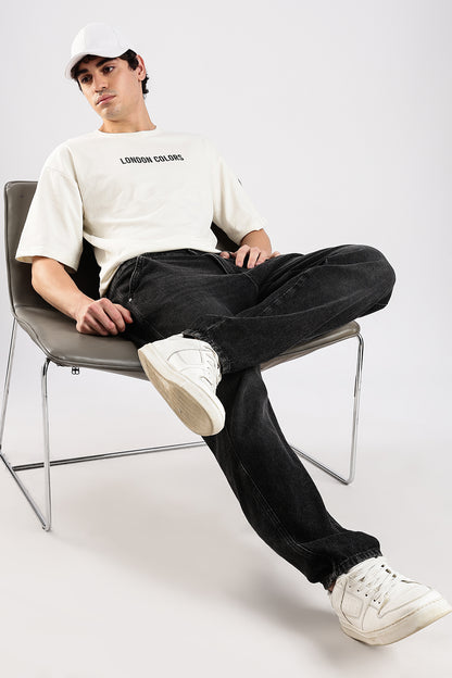 Off White Studio HD Graphic Printed Oversized T-shirt