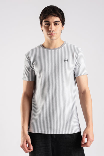 Stripe HD Plain T-shirt
