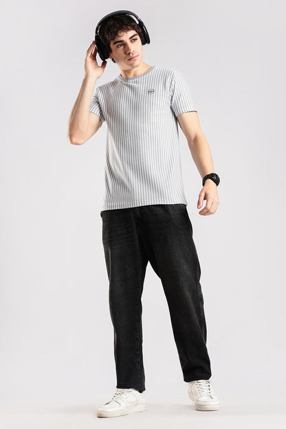 Stripe HD Plain T-shirt