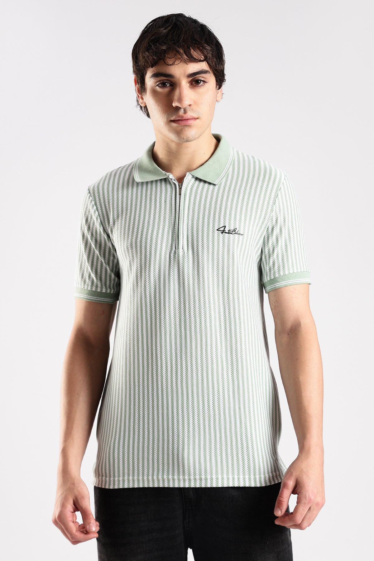 Stripe Polo T-shirt