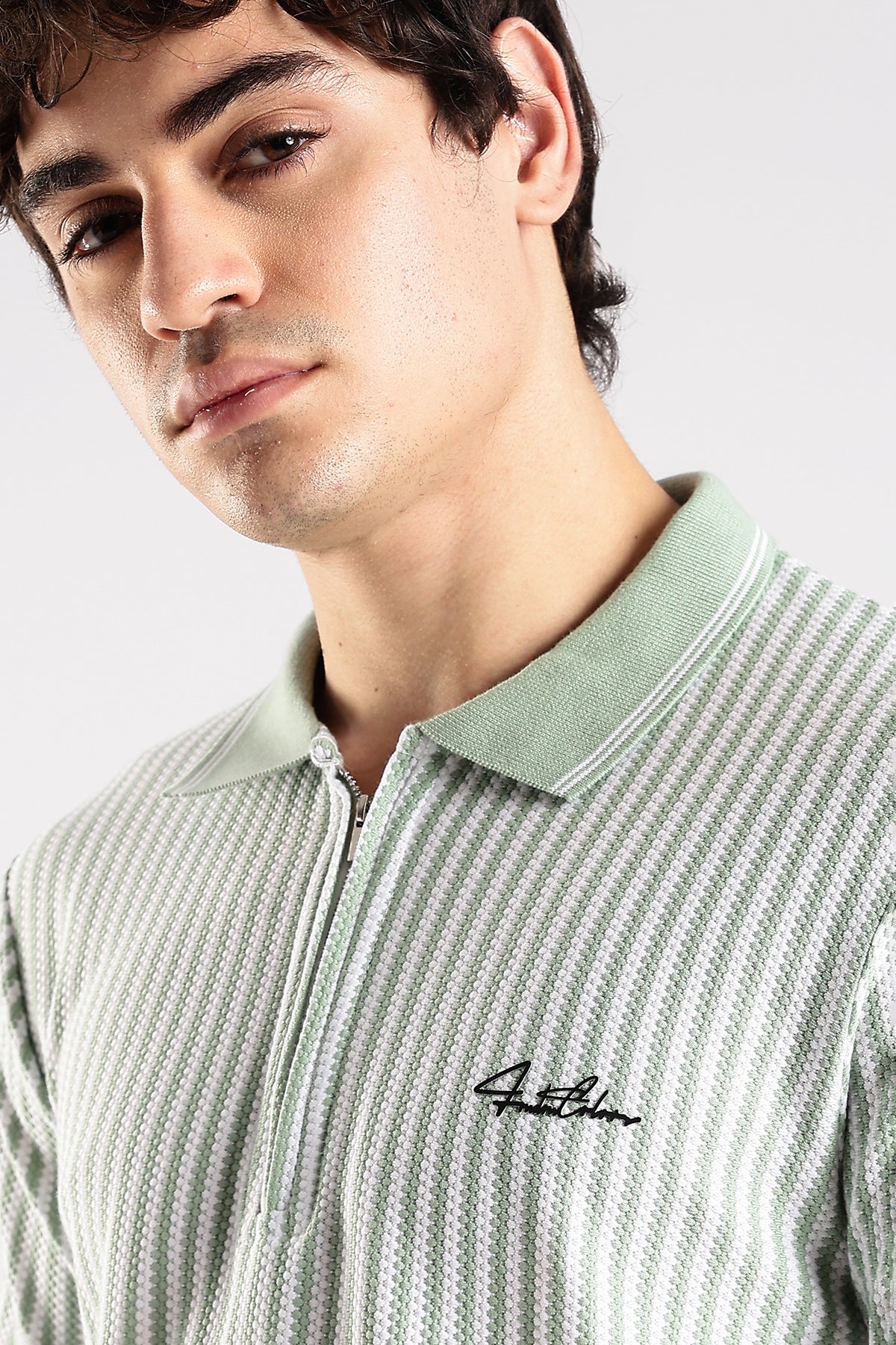 Stripe Polo T-shirt