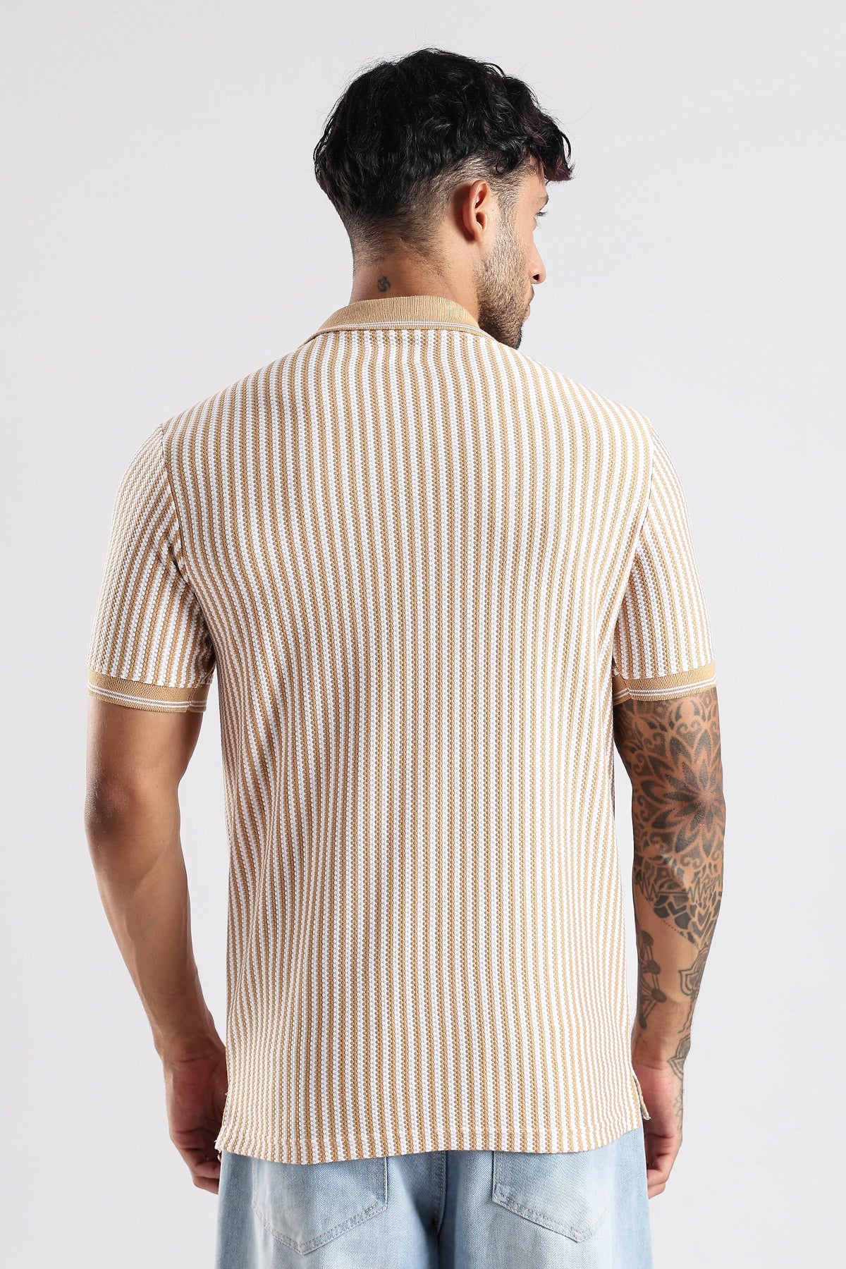 Stripe Polo T-shirt
