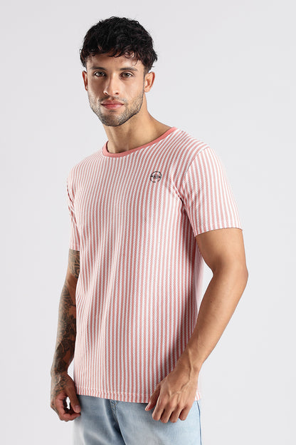 Stripe HD Plain T-shirt