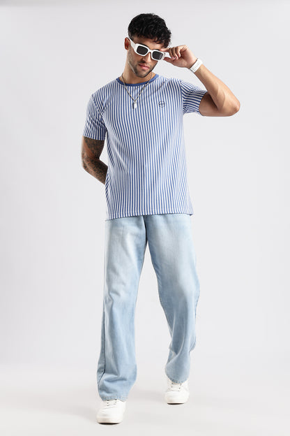 Stripe HD Plain T-shirt