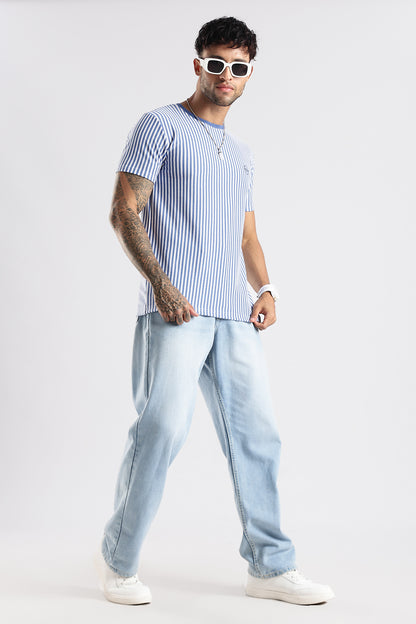 Stripe HD Plain T-shirt