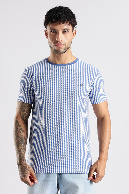 Stripe HD Plain T-shirt