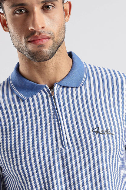 Stripe Polo T-shirt