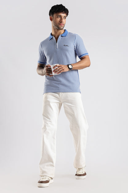 Stripe Polo T-shirt