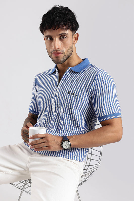 Stripe Polo T-shirt