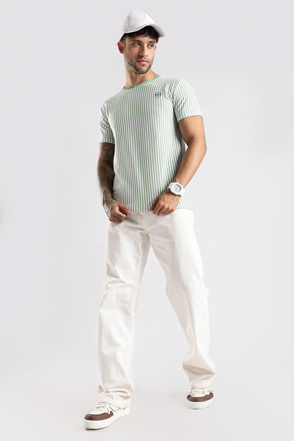 Stripe HD Plain T-shirt